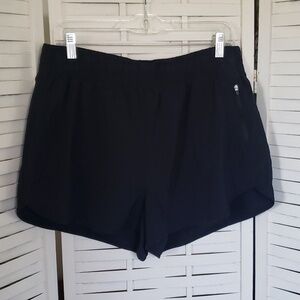 CRZ Yoga new black shorts with inner panti woman size 14